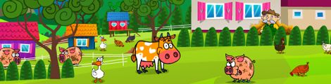 animowany teledysk dla dzieci do piosenki "Stary dziadek farmę miał"