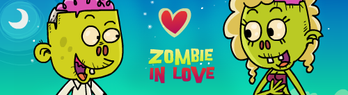 zabawna animacja Zakochany Zombie